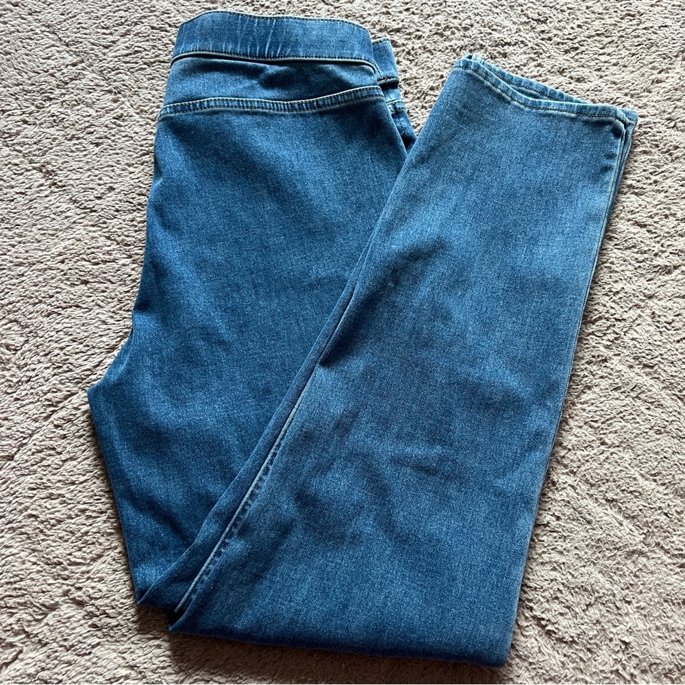 Soft Surroundings High Waist Stretchy Pants Preppy Minimalist Capsule Size M